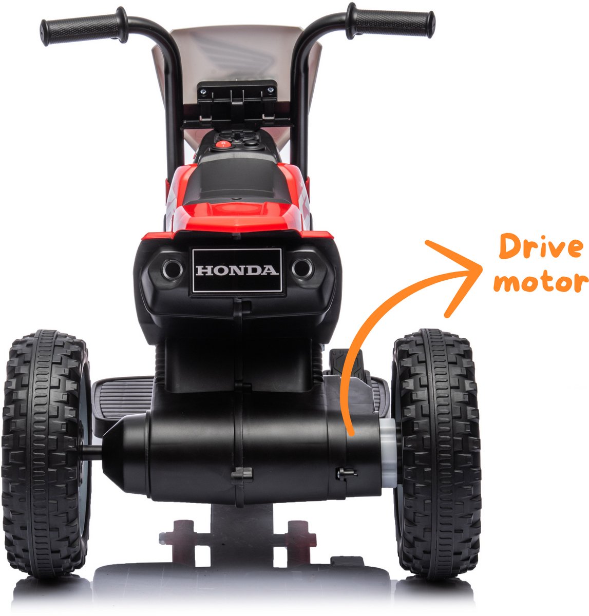 Honda CRF450 Elektrische Kindermotor 1 tot 3 jaar – Officieel Gelicentieerde Crossmotor met 3 Wielen voor Extra Stabiliteit – Li-ion Kindermotor met Claxon & Automatische Rem – Rood — afbeelding 8