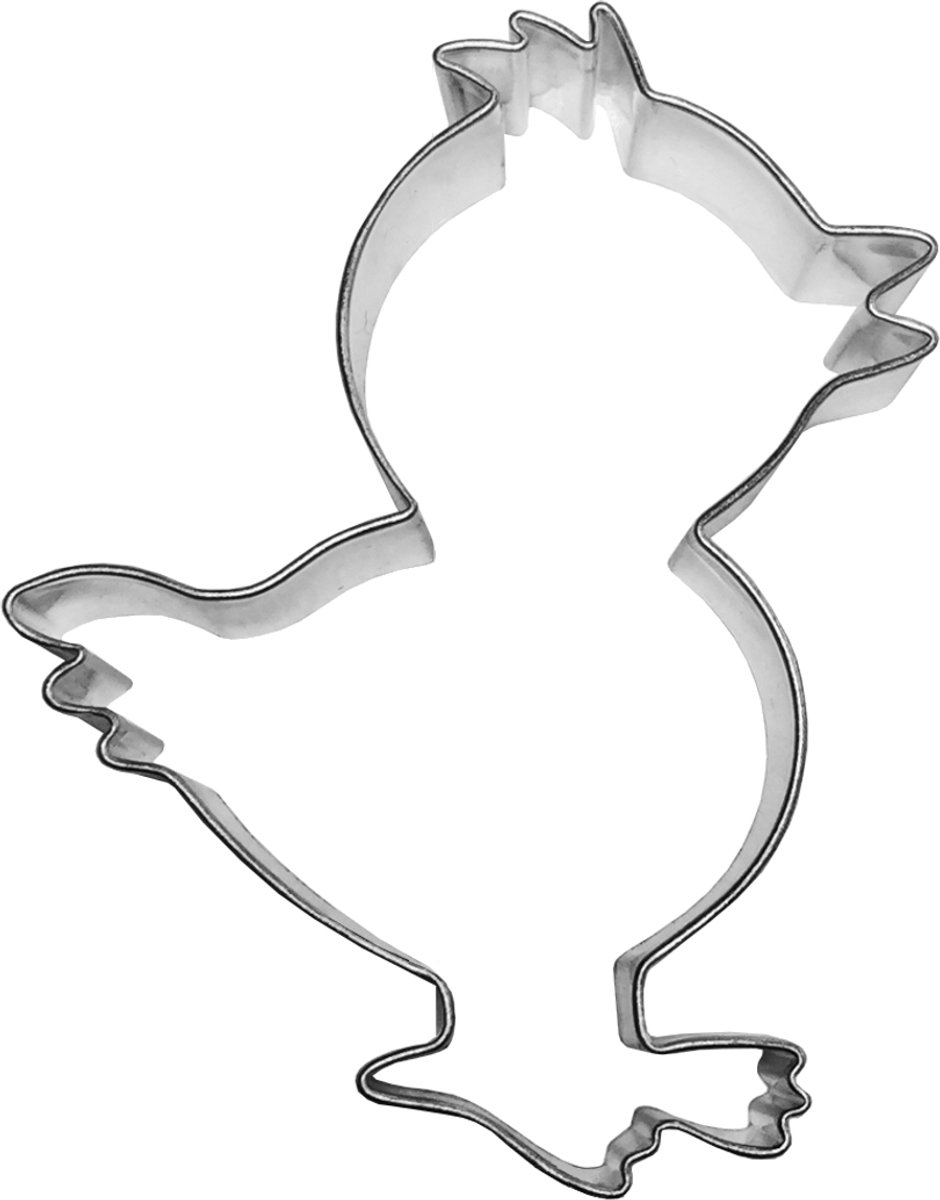 Kip Koekjesvorm 6,8 cm - Metaal Koekjesuitsteker