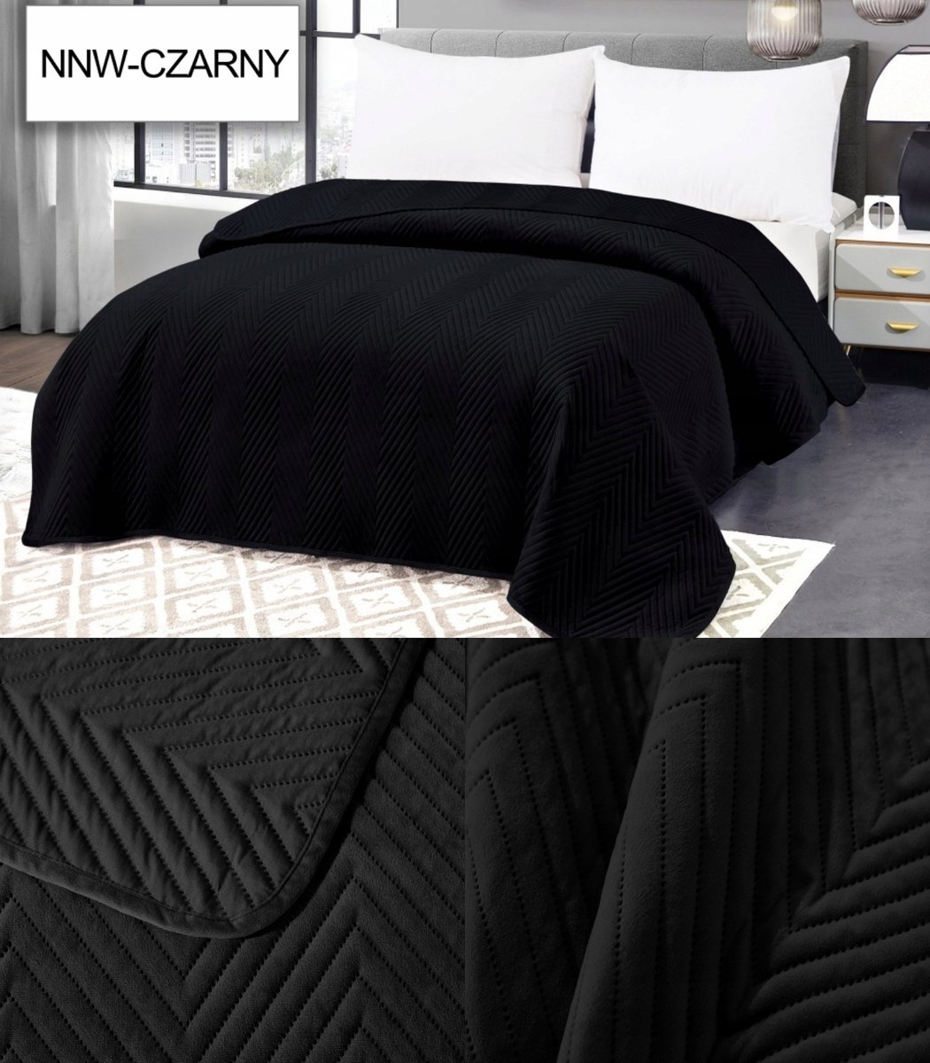 Luxe gewatteerd pluche dekbedovertrek 220x240 cm - Stijlvol en comfortabel