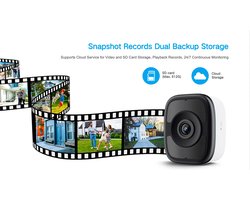 Xcruise RaamCamera Speciale Lens Tegen Weerspiegeling - Camera voor op Raam - Tegen Raam Beveiligingscamera - SuperScherp Beeld - WindowCam - binnen bewakingscamera wifi met app