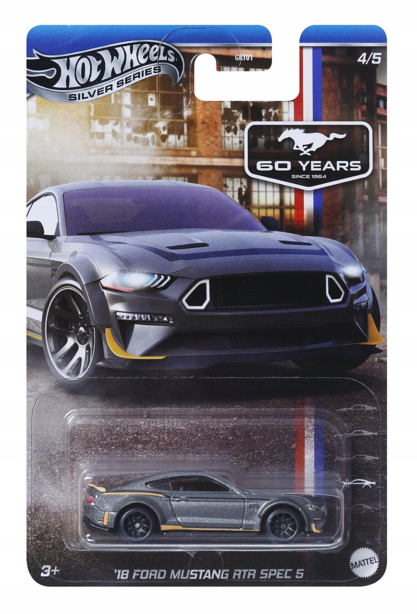 Hot Wheels 60 jaar Mustang '18 Ford Mustang RTR Spec 5 - beperkte editie