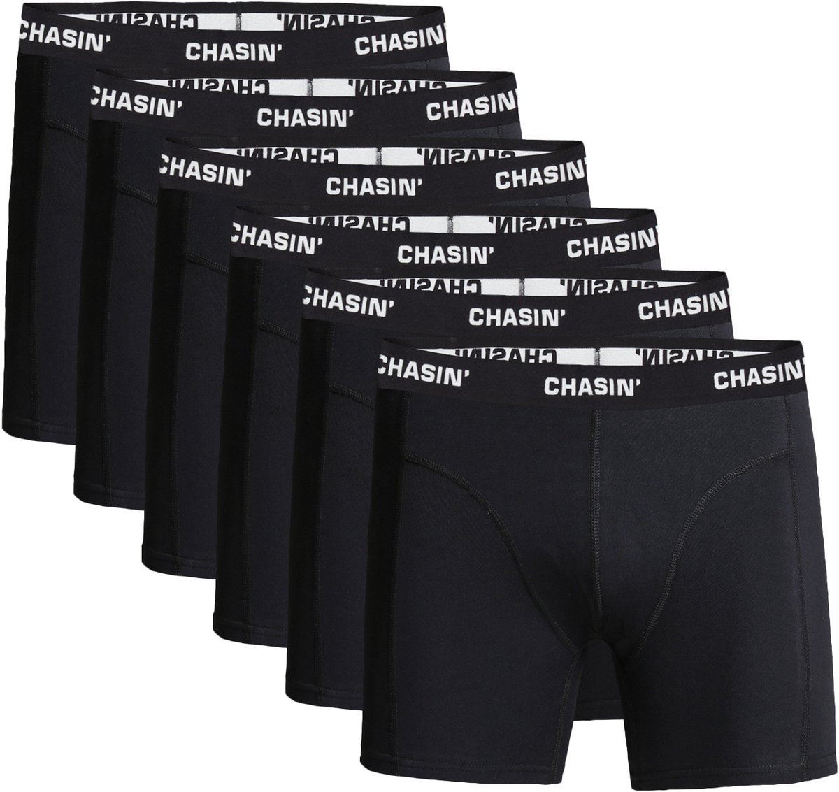 CHASIN' Onderbroeken Heren - Thrice Bbb 6-Pack - Boxershorts - Multipack - Zwart