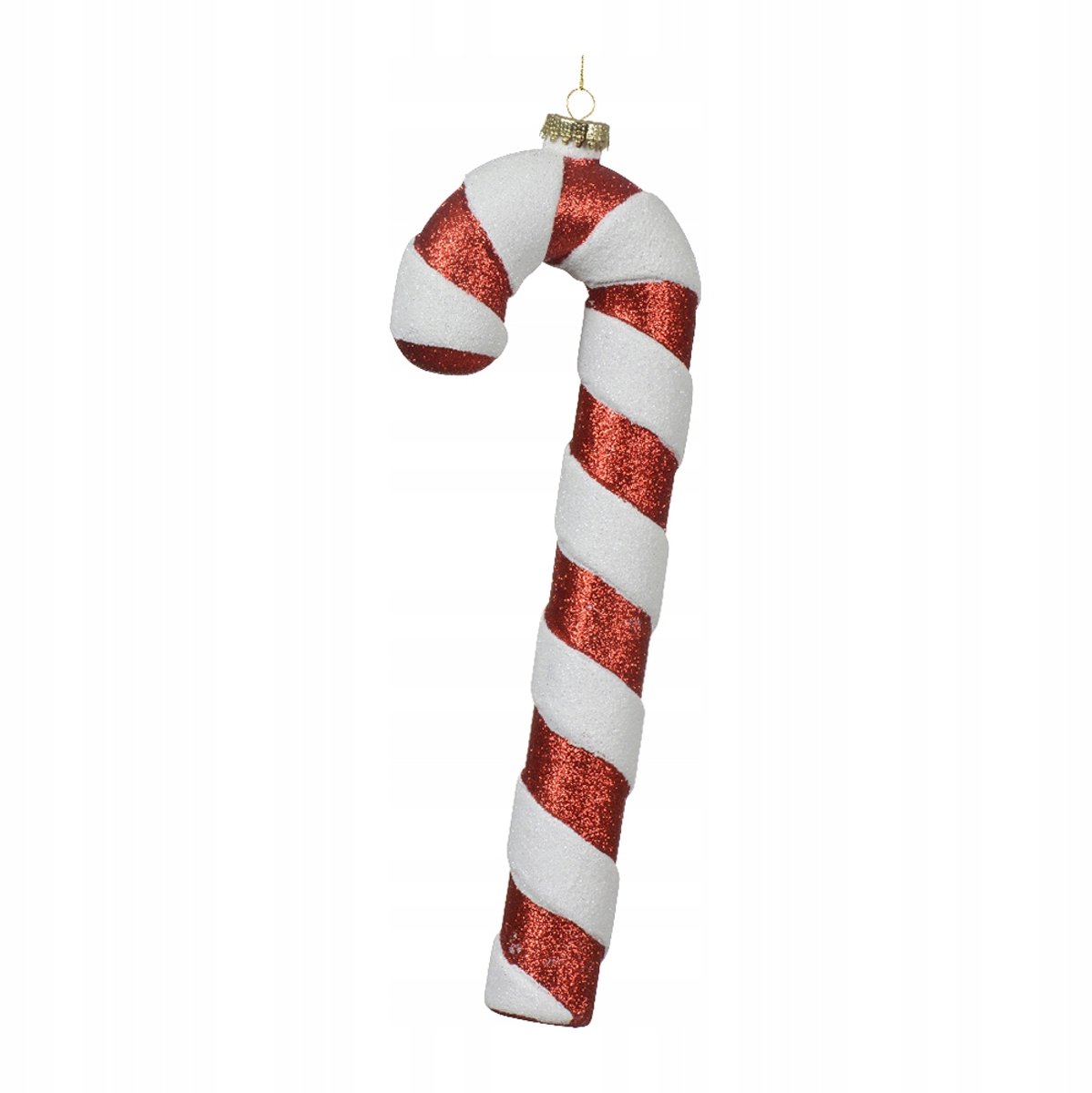 Grote snoepriet kerstdecoratie 30 cm - sprankelend en klassiek