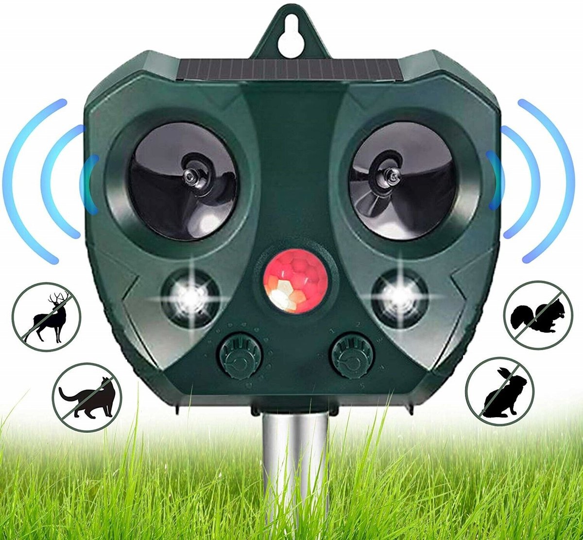 Bol.com Ultrasone Dierenverjager - Kattenverjager - Marterverjager auto - Muizenverjager - Ultrasone verjager - Steenmarter - Ka... aanbieding