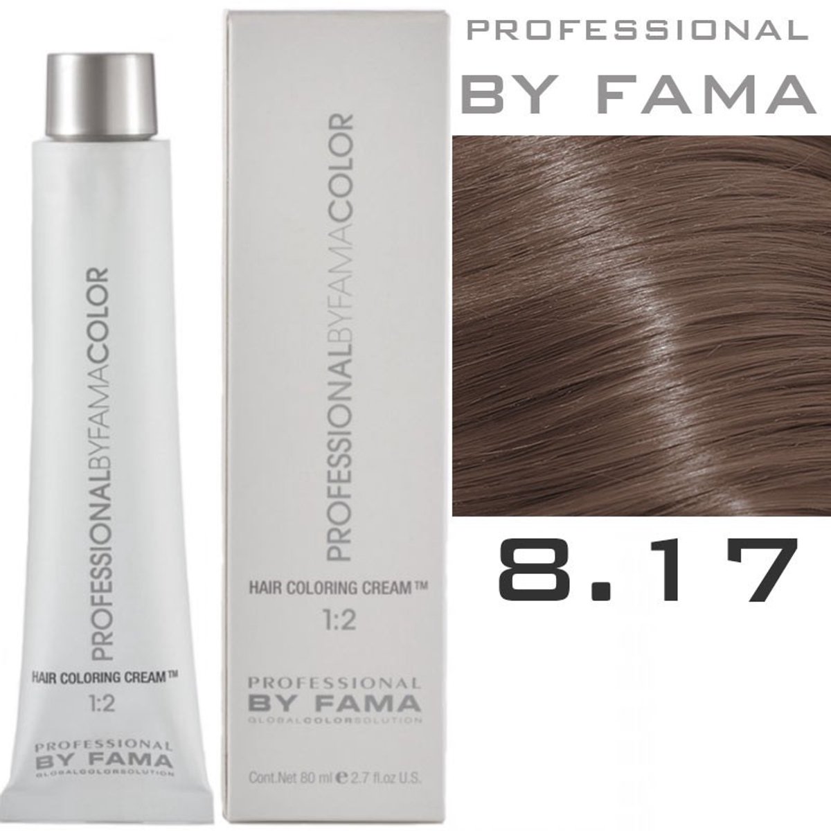 Professional by Fama Permanente haarkleuring Absolute 8.17 80ML