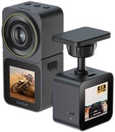 Botslab V9H 4K Wifi Dual screen battery dashcam - Oplaadbare batterij - Wifi met App - Parkeermodus - Dual 1,5 inch LCD scherm - 4K resolutie - dashcam voor auto