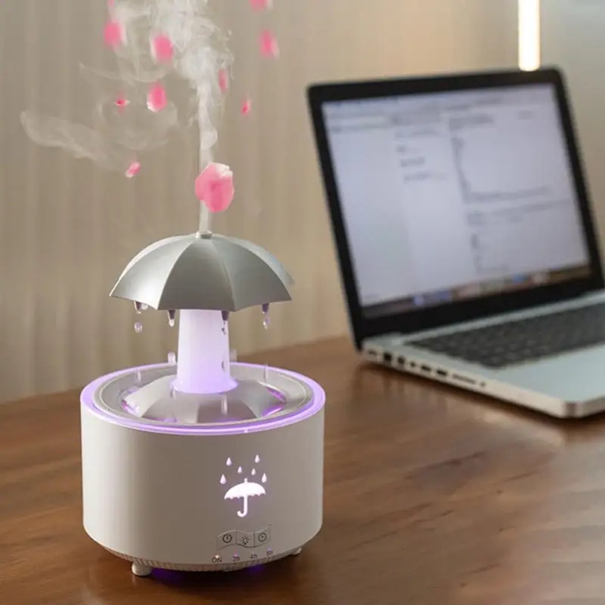 Paraplu Diffuser met Rustgevend Regengeluid & - & Modern Design