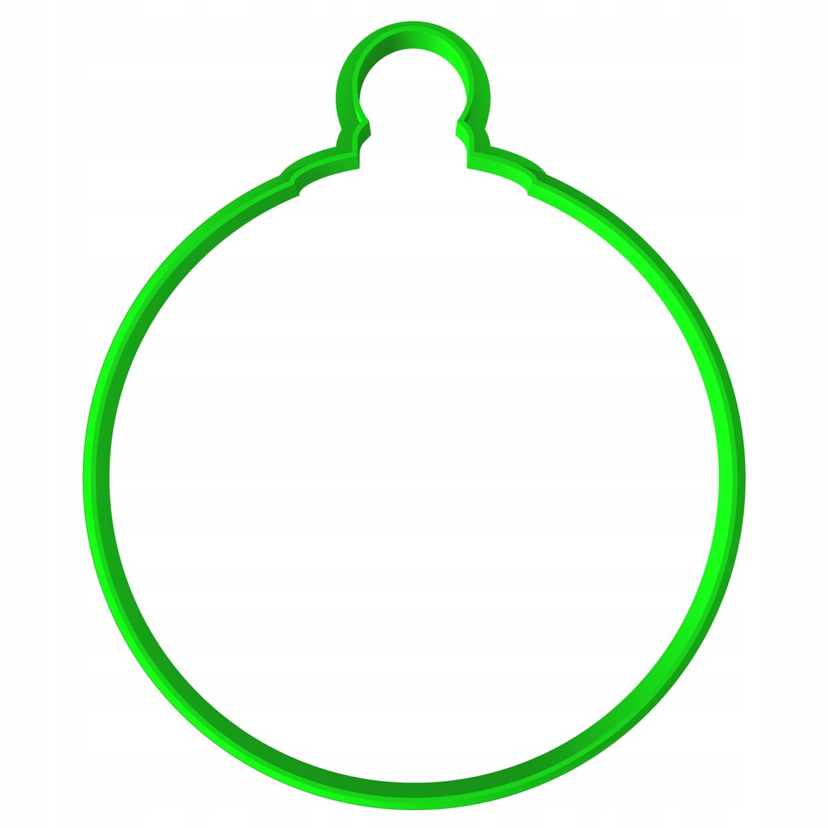 Kerstkoekjesvorm XXL Kerstbal 12cm - Bakvorm voor Koekjes en Peperkoek