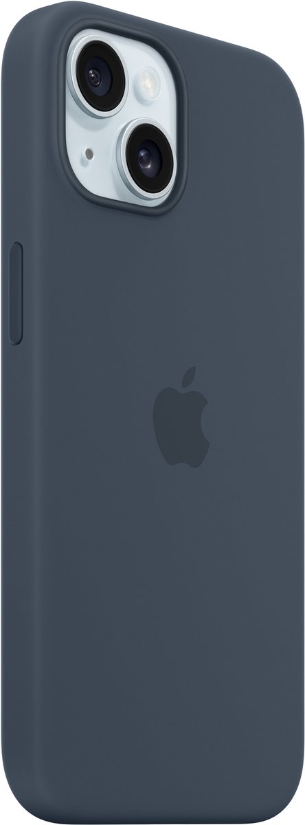 Apple Siliconenhoesje met MagSafe voor iPhone 15 - Stormblauw