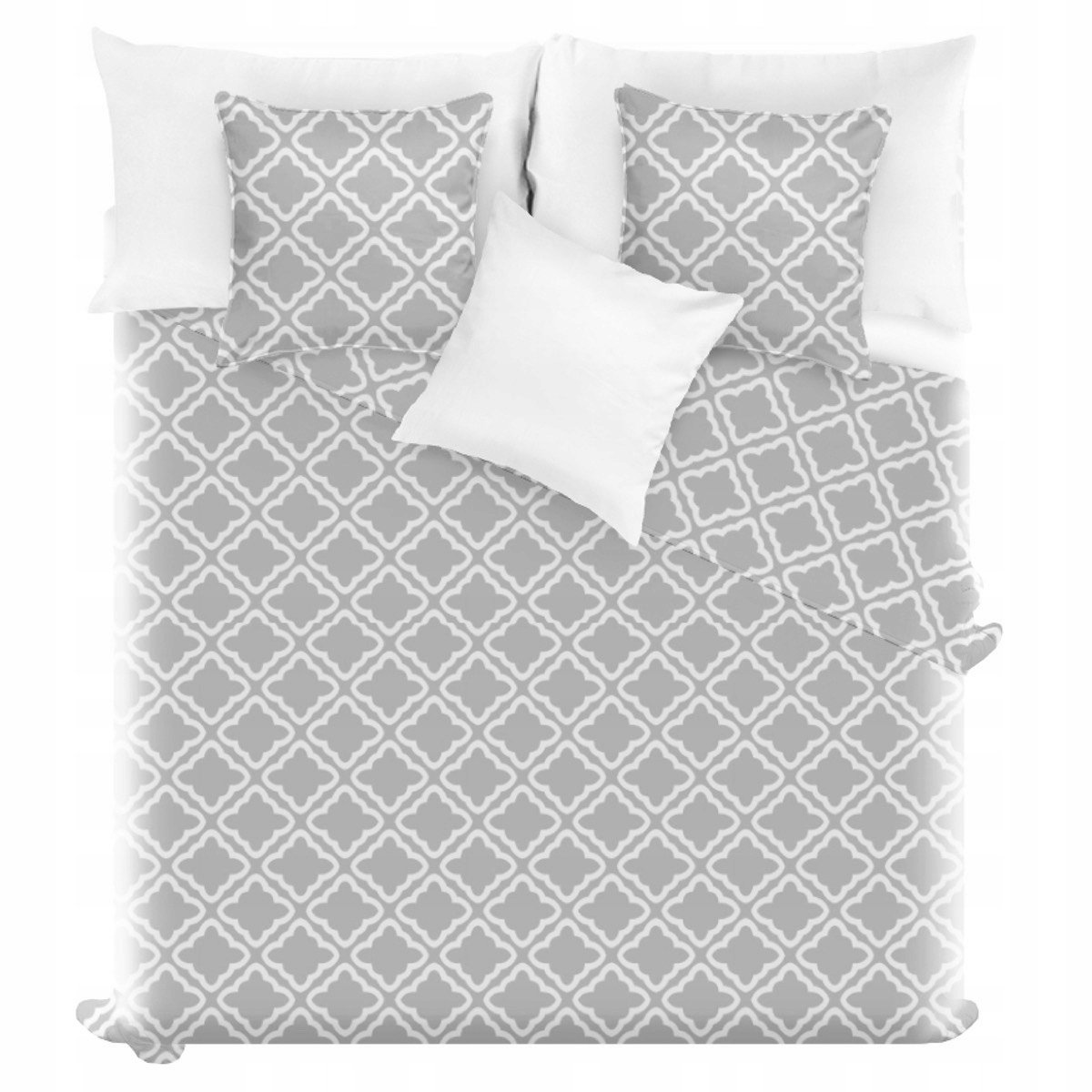 Watten Bedsprei Clover Grijs 240x220 cm - Stijlvolle slaapkamerdecoratie