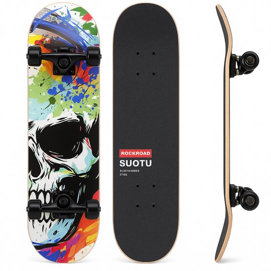Suotu Skateboard - 80x20cm - ABEC-9