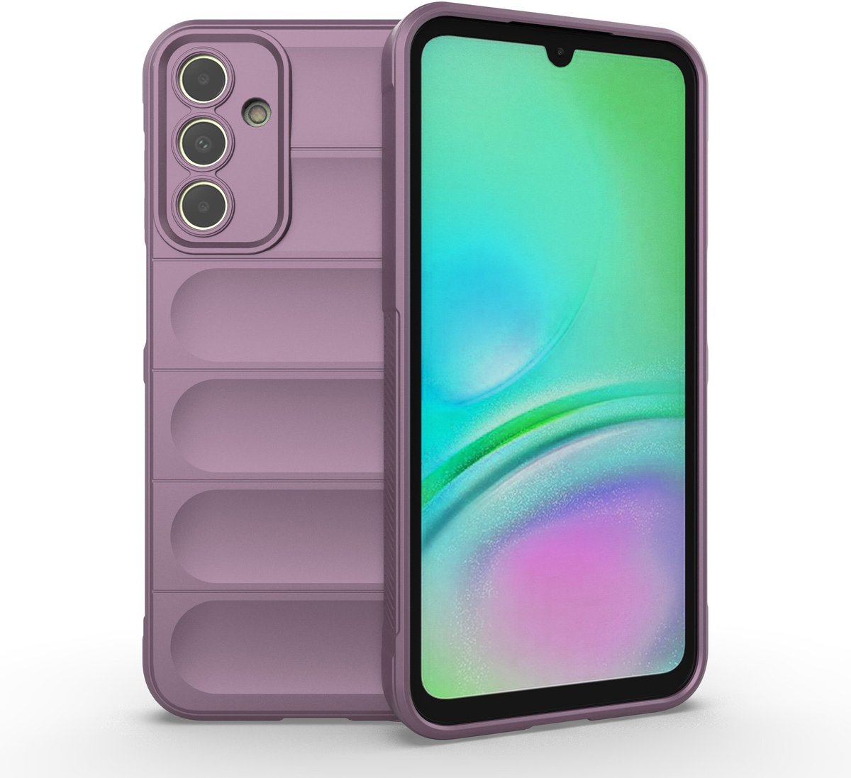 Solidenz AeroGrip geschikt voor Samsung Galaxy A15 hoesje - Paars