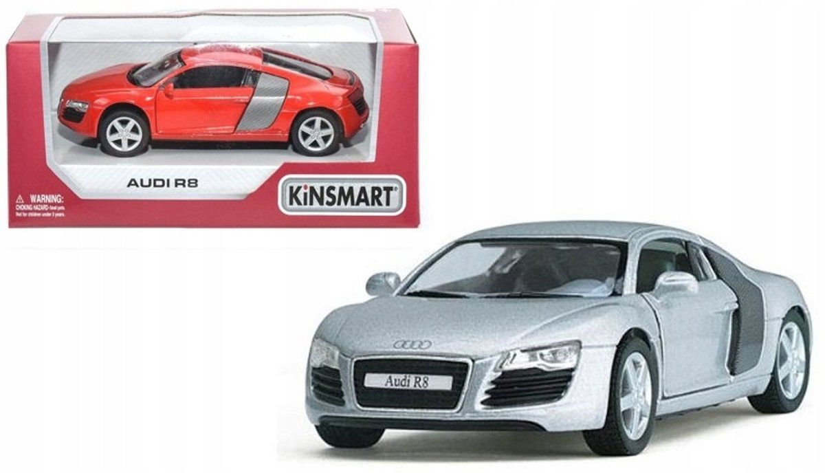 Audi R8 Model Auto Metal 1:36 - Verzamelaar & Cadeau