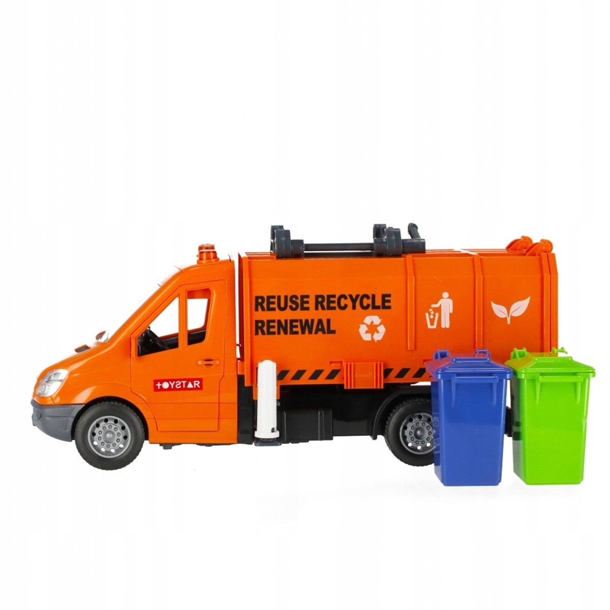 Mega Creative Vuilniswagen met Geluid & Licht, Pull & Back
