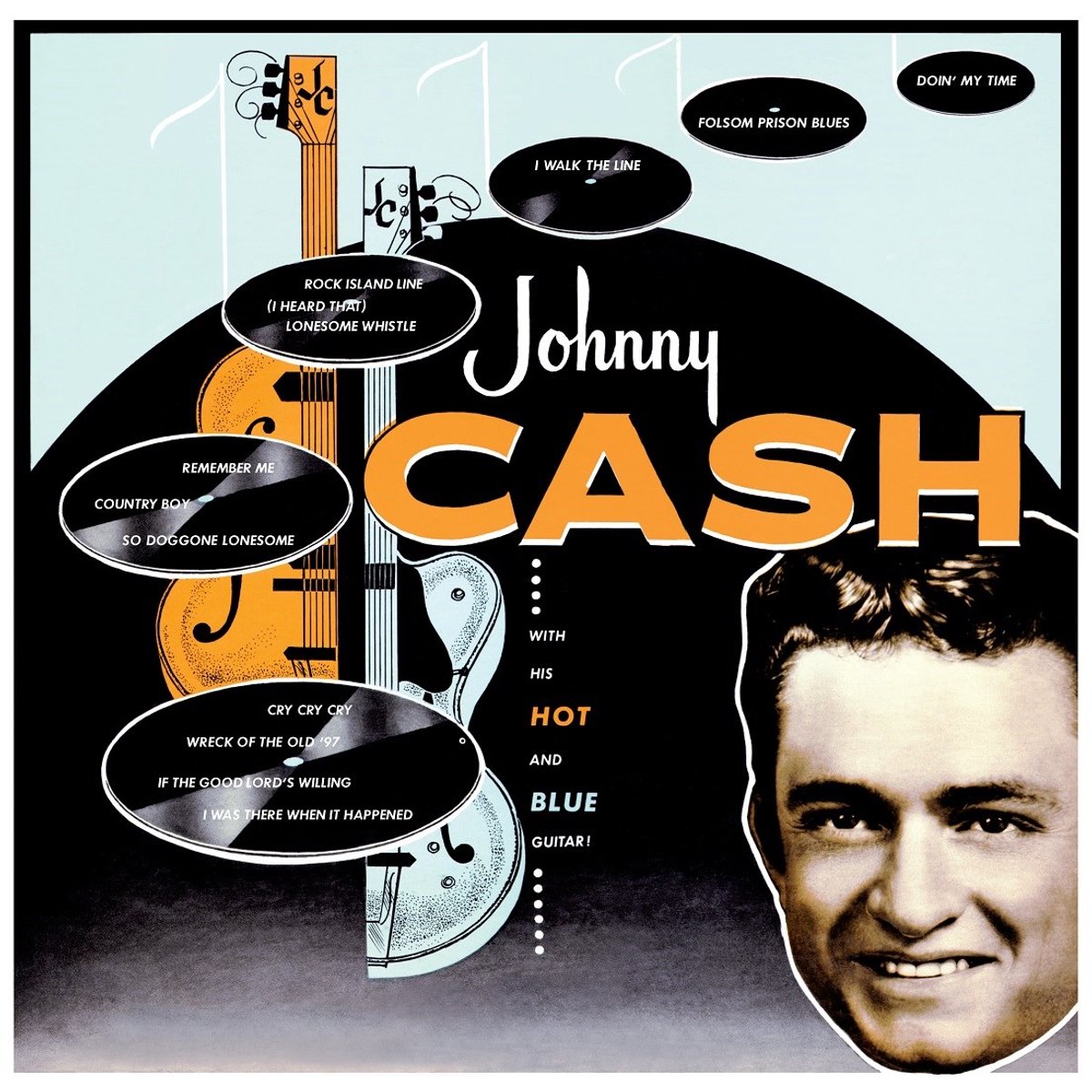 Johnny Cash - With His Hot And Blue Guitar (LP)