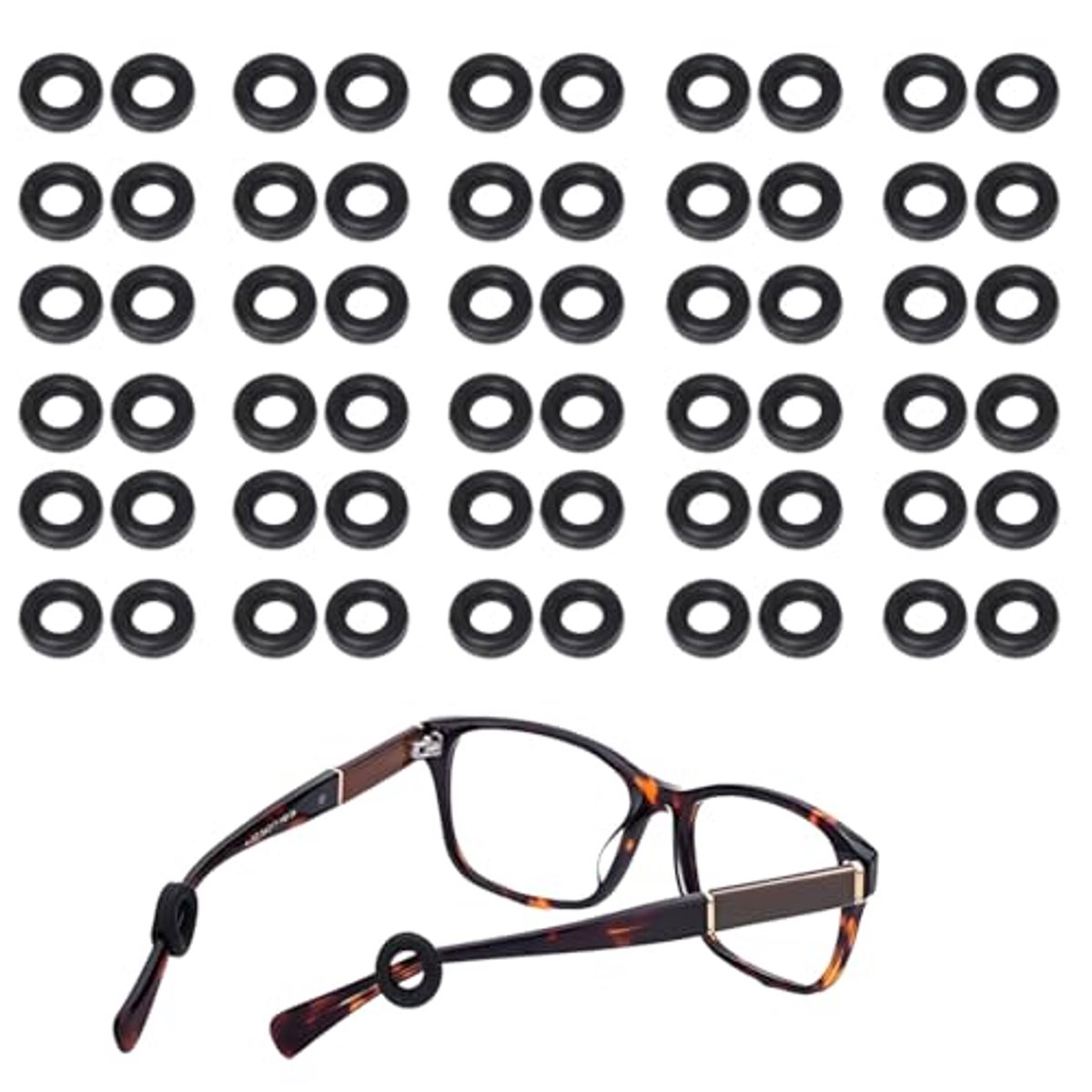30 Paar Siliconen Brillenhouders en Anti-Slip Accessoires voor Brillen