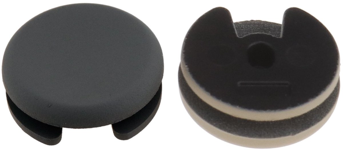 D2D Grijs Analoge Stok Duim Joystick Cap Voor 3DS XL LL Controller Deel