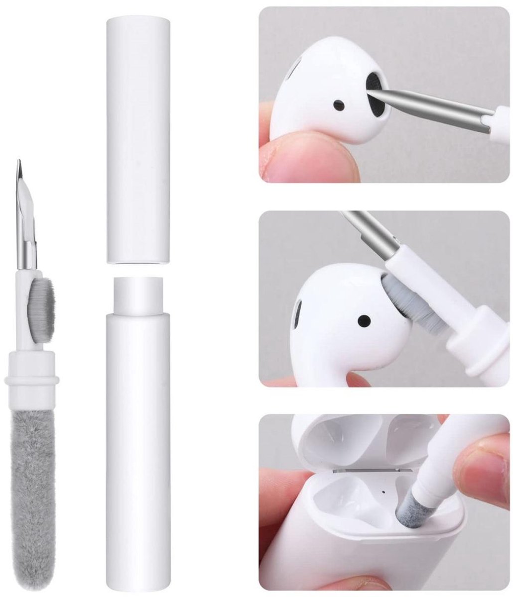 EXCITAT Bluetooth-oordopjesreinigingspen - Oordopjesreinigingsborstel - 3-in-1 reinigingsset