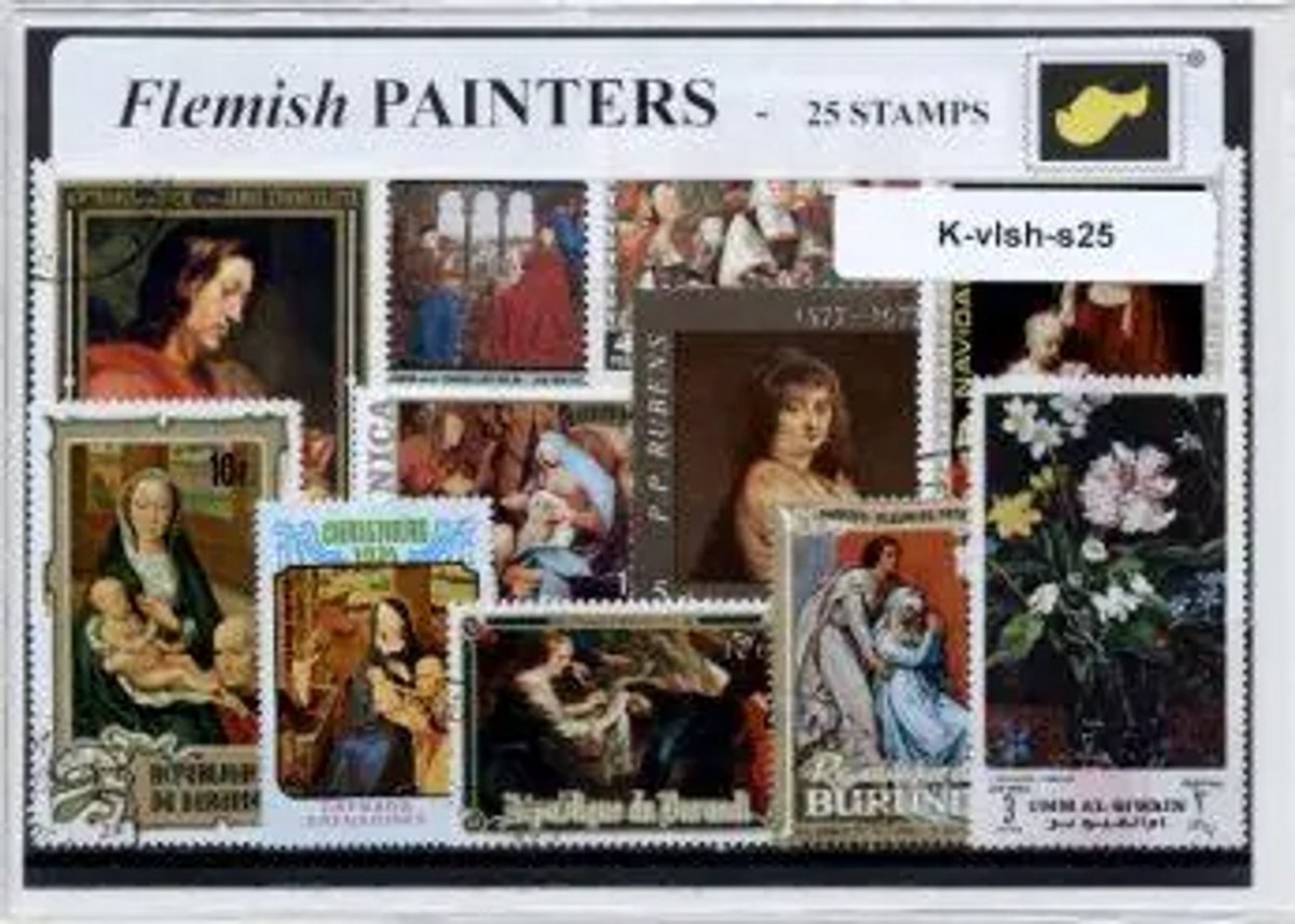 25 stamps – flemish painters