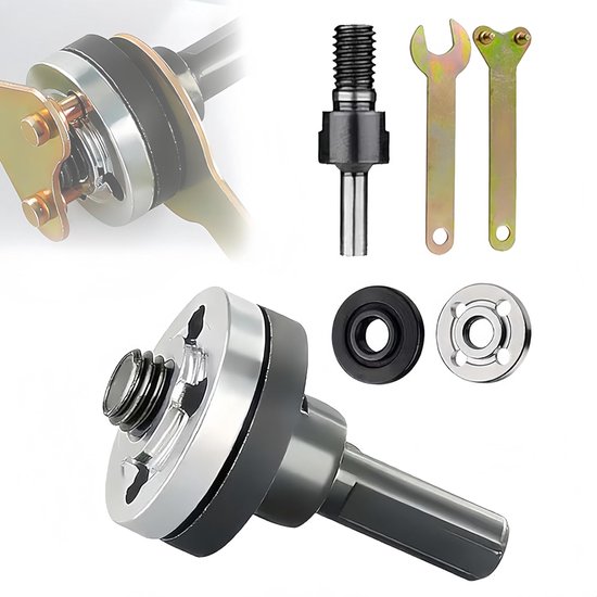 Haakse slijper-adapter voor elektrische boormachine, haakse slijperverlenging, M10 tot M14 booraccessoires, haakse slijper-adapter, haakse slijperboormachine, accessoires Haakse slijper-adapter voor elektrische boormachine, haakse slijperverlenging, M10 tot M14 booraccessoires, haakse slijper-adapter, haakse slijperboormachine, accessoires