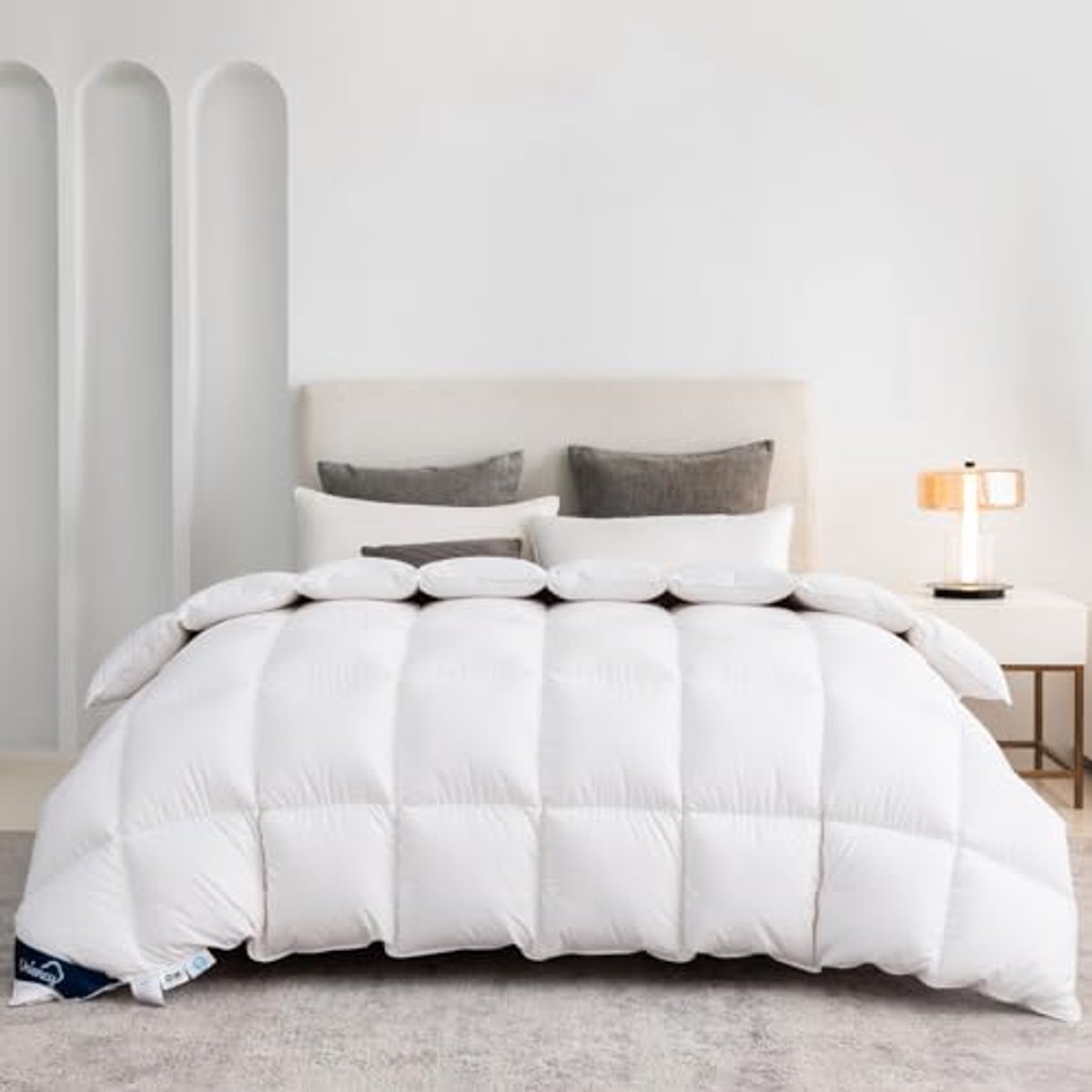 Luxe 200x200 cm Winter Dekbed - 100% Katoen - Voluminous en Ademend - Oeko-TEX & RDS Gecertificeerd