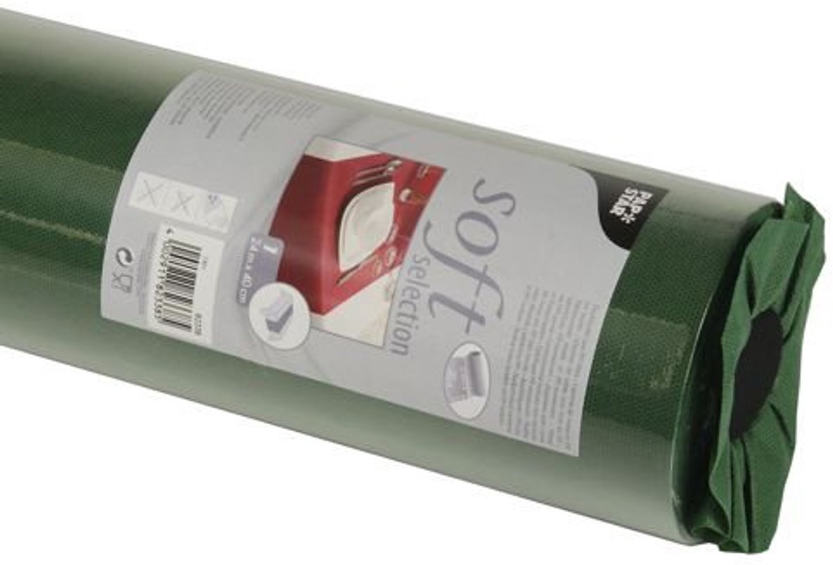 Tafelloper Fleece Donkergroen 24m x 40cm – Afwasbaar en Duurzaam
