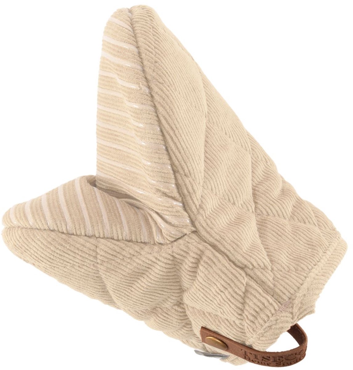 Tiseco Velmar Gripper - Ovenwant - Set van 2 - 14 x 18cm - Beige