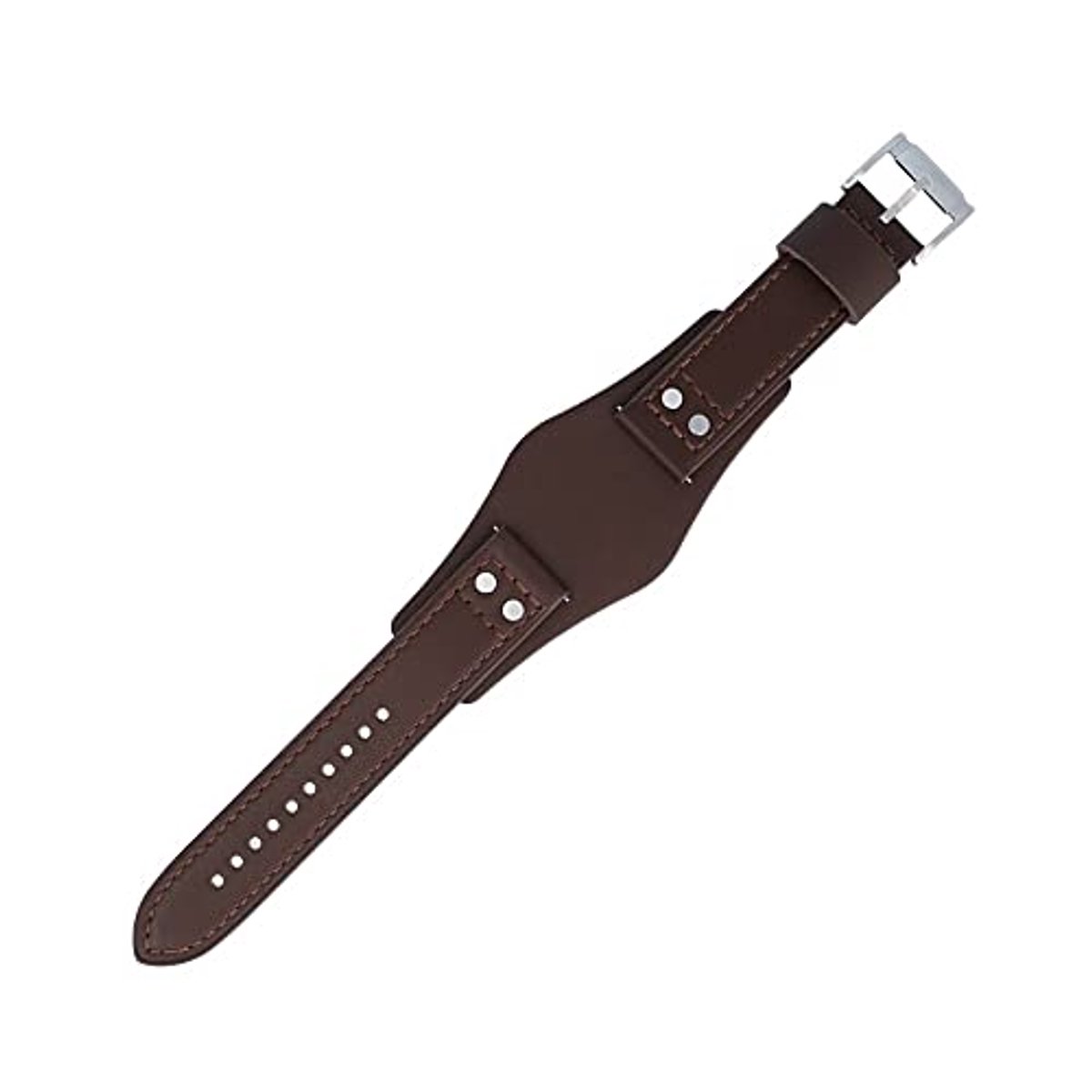 Klassieke Horlogeband 22 mm Bruin Leer