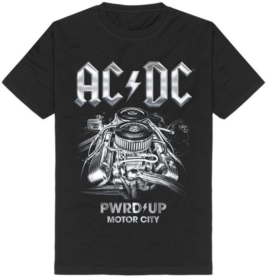 T-shirt homme AC/ DC PWRUP Detroit - Noir - L