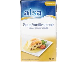 alsa Saus Vanillesmaak 1 liter