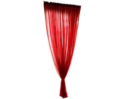 Transparante gordijnen, eenvoudige stijl, polyester, raam, tule, gordijn, pure gordijnen, slaapkamer, woonkamer, decoratie (1 x 2 mx 3,3 x 2