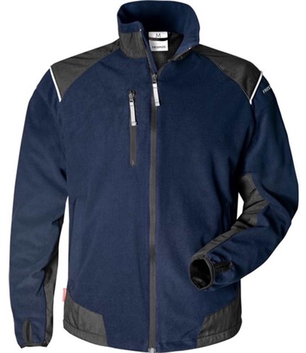 FRISTADS WINDSTOPPER Fleecejack Blauw