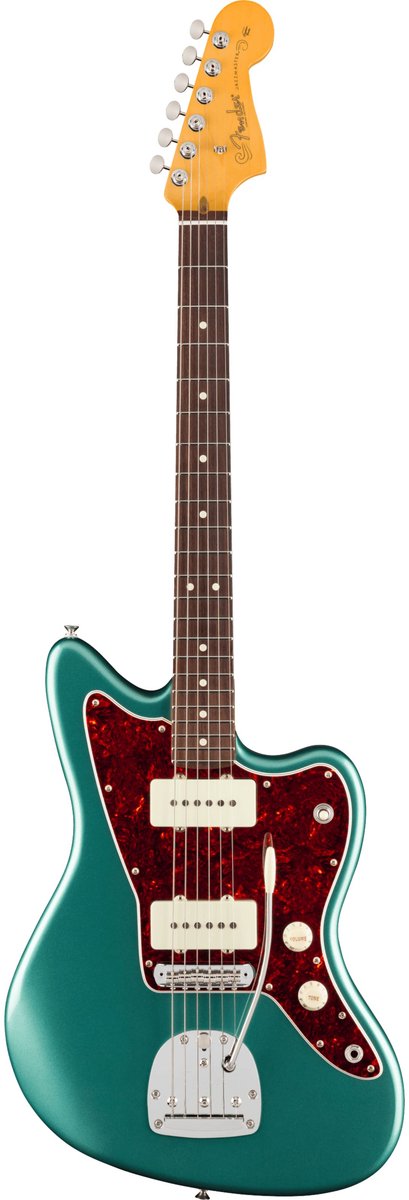 Fender American Professional Classic Jazzmaster RW Faded Sherwood Green Metallic - Elektrische gitaar