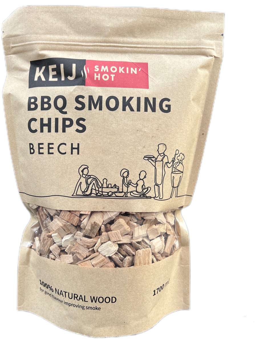 Rookhout Chips Beech - 1700 ml