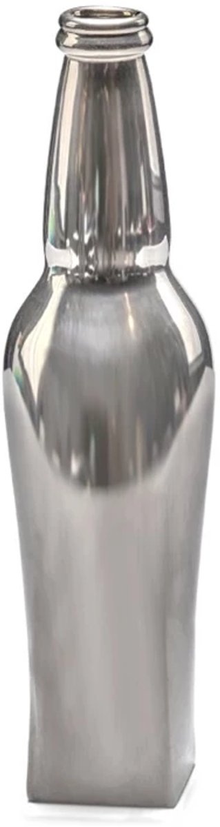 Serax Kris Van Assche Josephine vaas 07 L D8.2cm H30.7cm zilver