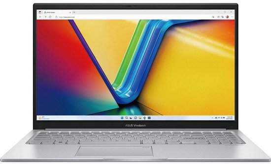 ASUS Vivobook 15 X1504VA-BQ151 Intel® Core™ i3 i3-1315U Laptop 39,6 cm (15.6") Full HD 16 GB DDR4-SDRAM 512 GB SSD Wi-Fi 6E (802.11ax) Zilver - ASUS - Hoofdafbeelding