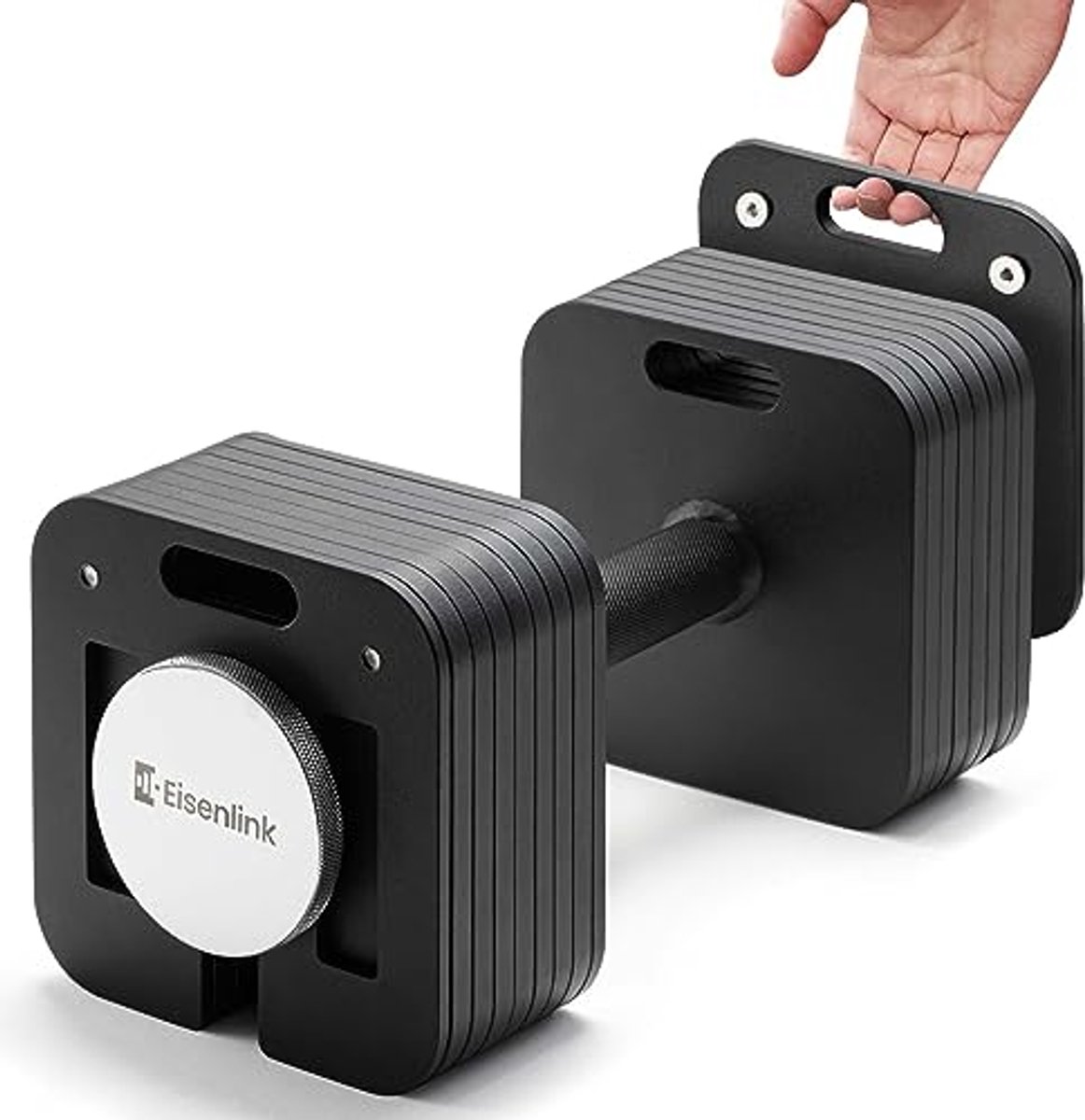 Verstelbare Korte Halter 20-36 kg - Ultralicht en Compact voor Thuis Fitness