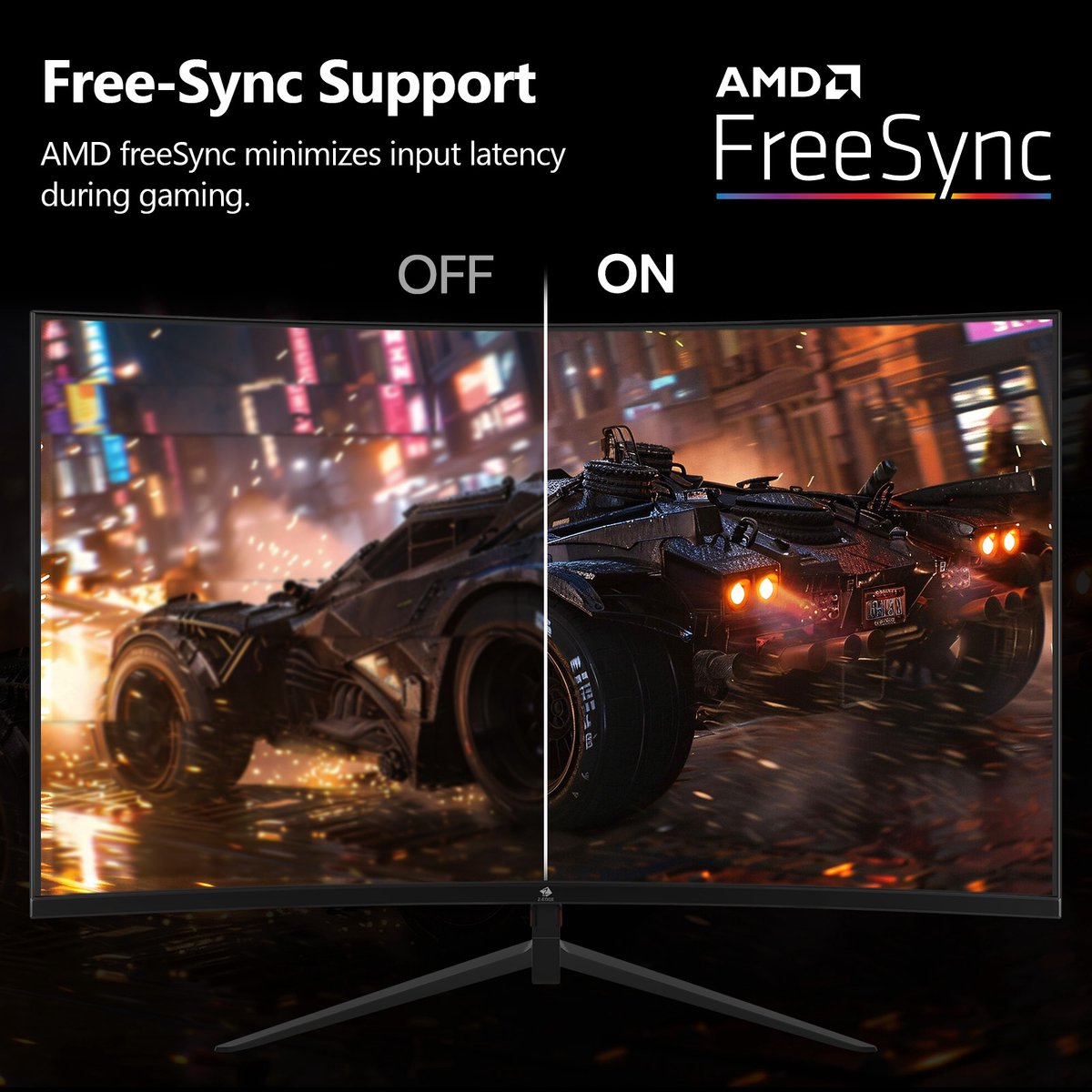 Z-EDGE UG24 Curved Gaming Monitor - FHD 1920x1080 - 24 Inch - afbeelding 3