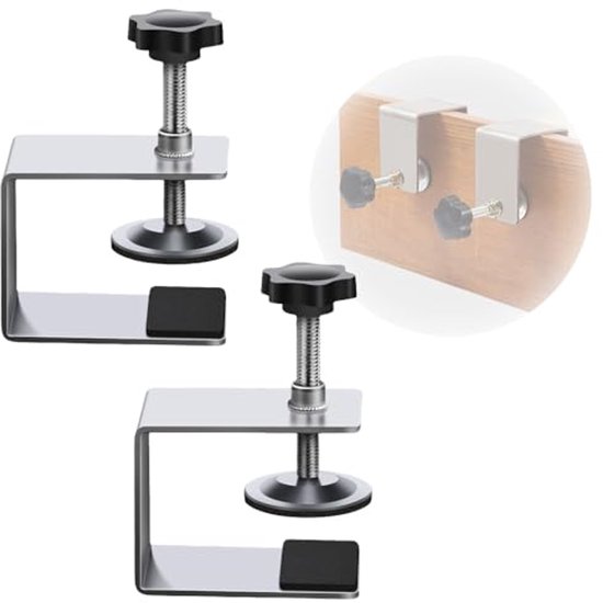 kwb Schroefklem met houten handvat, 50 x 200 cm, robuuste spanbekken en stabiele metalen rails, voor krachtig fixeren en verlijmen van werkstukken