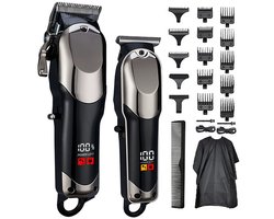 IBETTERTEC - Professioneel Haar- en Baardtrimmer Set - Draadloos - Lange Accuduur - Voor Precisie Kapsels Fades en Baardverzorging voor Mannen en Kappers - Cadeauset voor Heren