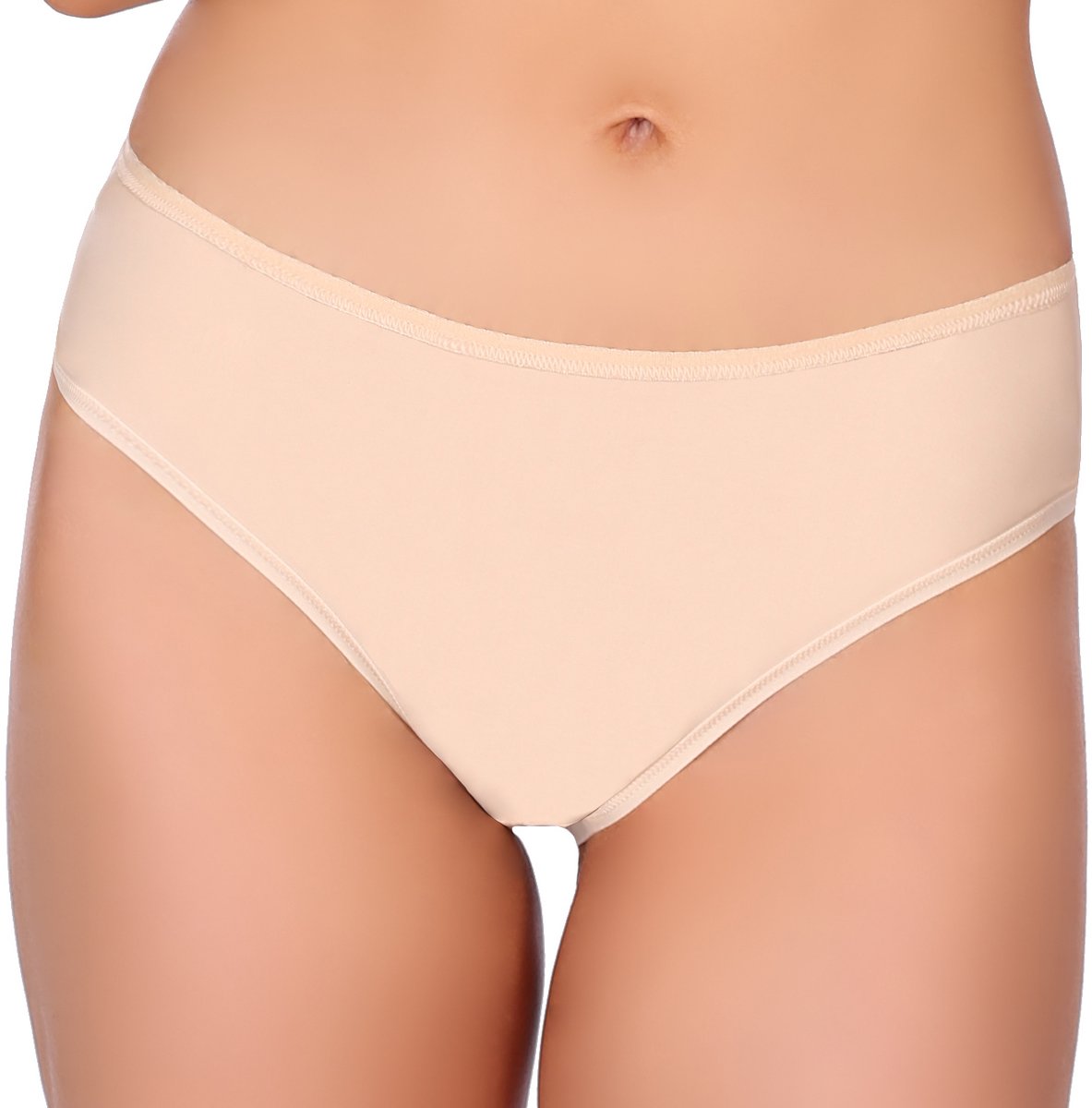 FUNNY DAY Dames Slip NIKOLA - 2-Pack - Beige - Maat XL - Katoen