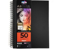 Zieler Mixed Media Hardback A5 Spiraal 150Gram