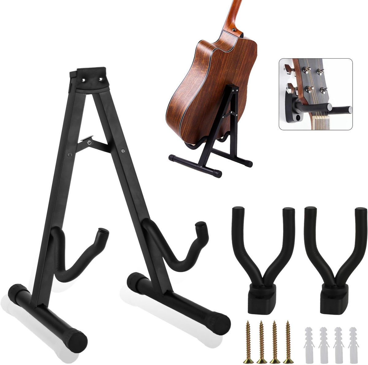 Azomor® Inklapbare gitaarstandaard met antislip voor diverse snaarinstrumenten