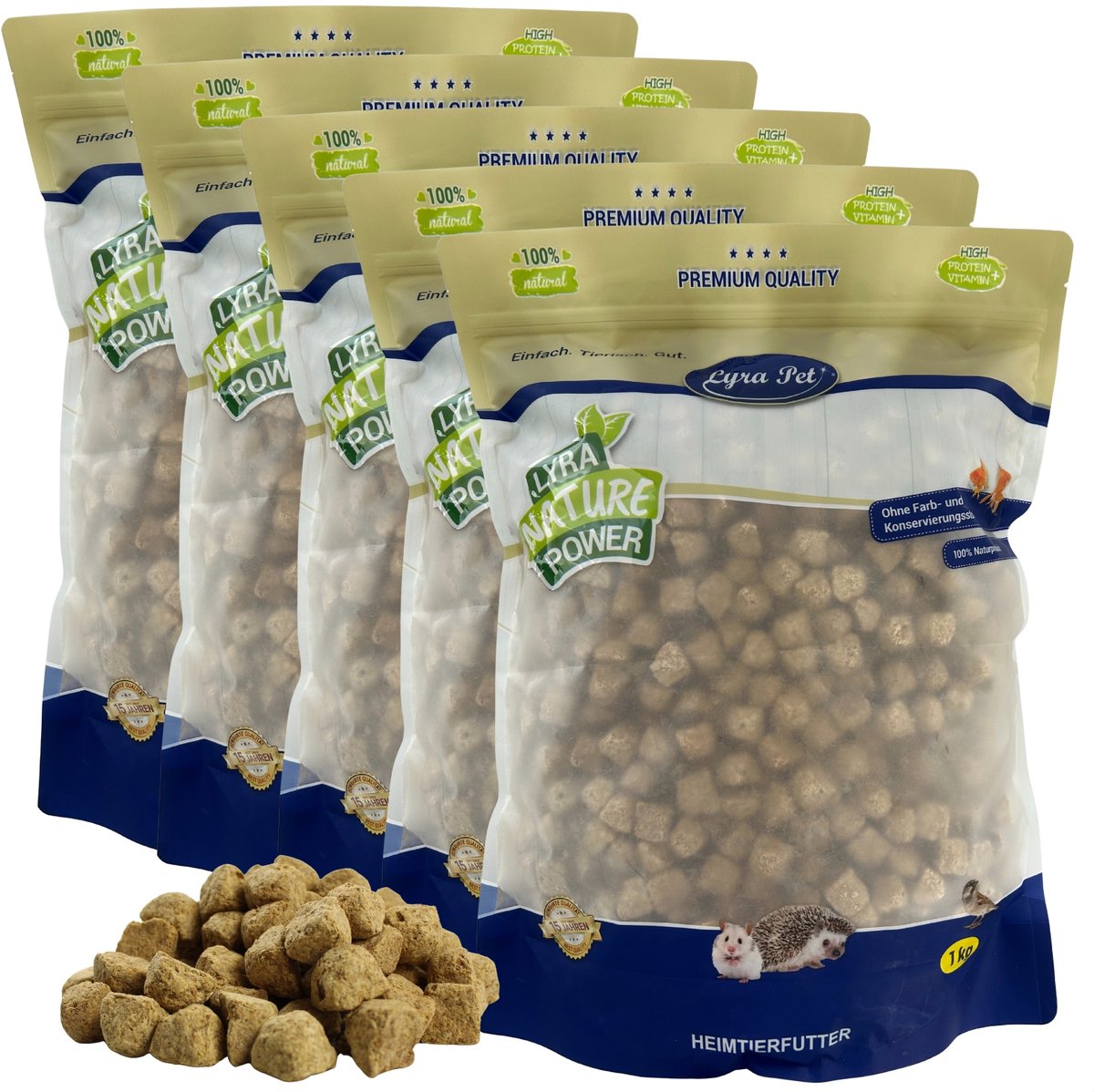5 kg Lyra Pet® Artemia blokjes gevriesdroogd