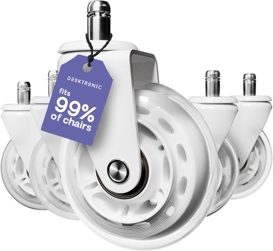 IMUNKT Bureaustoel Wielen Met M10 Draad, 50mm Bureaustoel