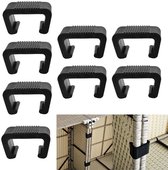 Lot De 12 Tendeurs De Bâche Robustes - Clips De Fixation Universels Pour Tente, Bateau, Voile D'Ombrage Et Bannières