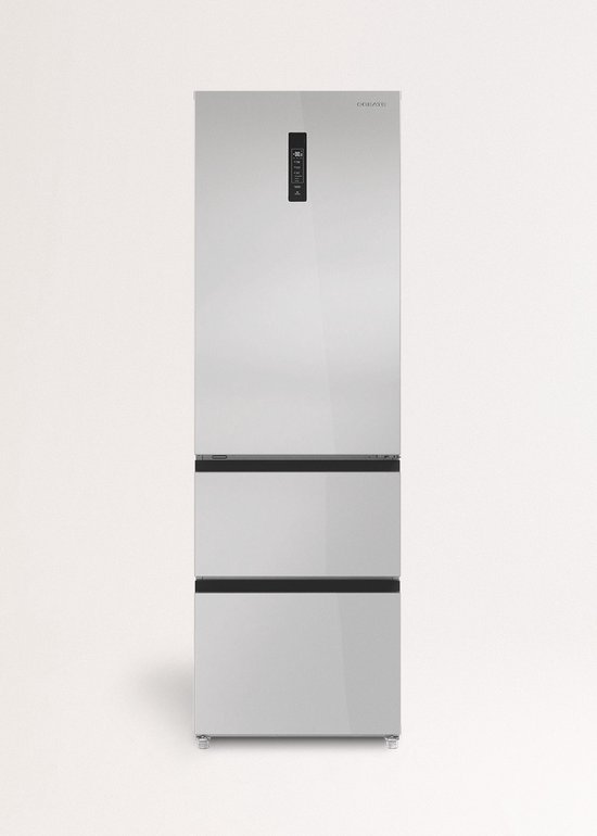 CREATE - 401L koelkast in Italiaanse stijl met Space Pro en Care+ - Roestvrij staal - FRIDGE STUDIO COMBI PRO FLEX 401