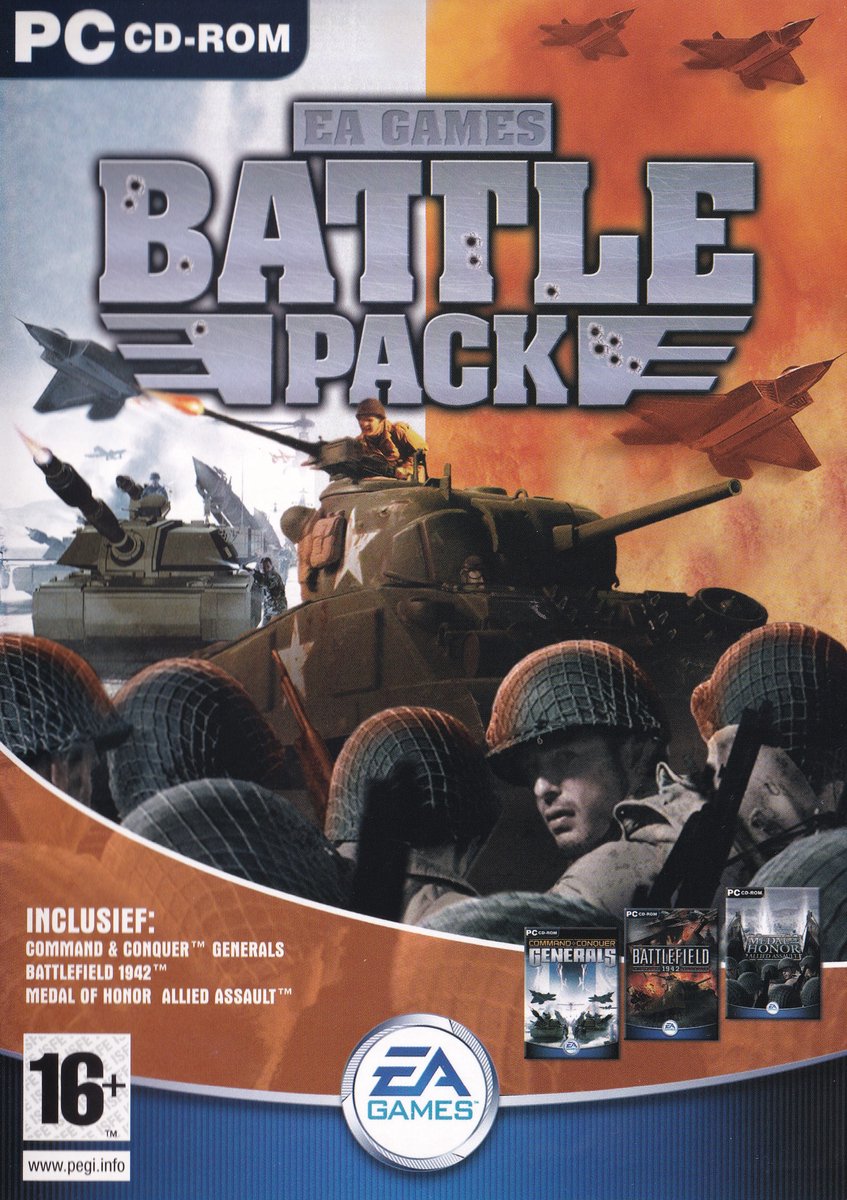 EA Battle Pack: Command & Conquer: Generals, Medal of Honor: Allied Assault & Battlefield 1942