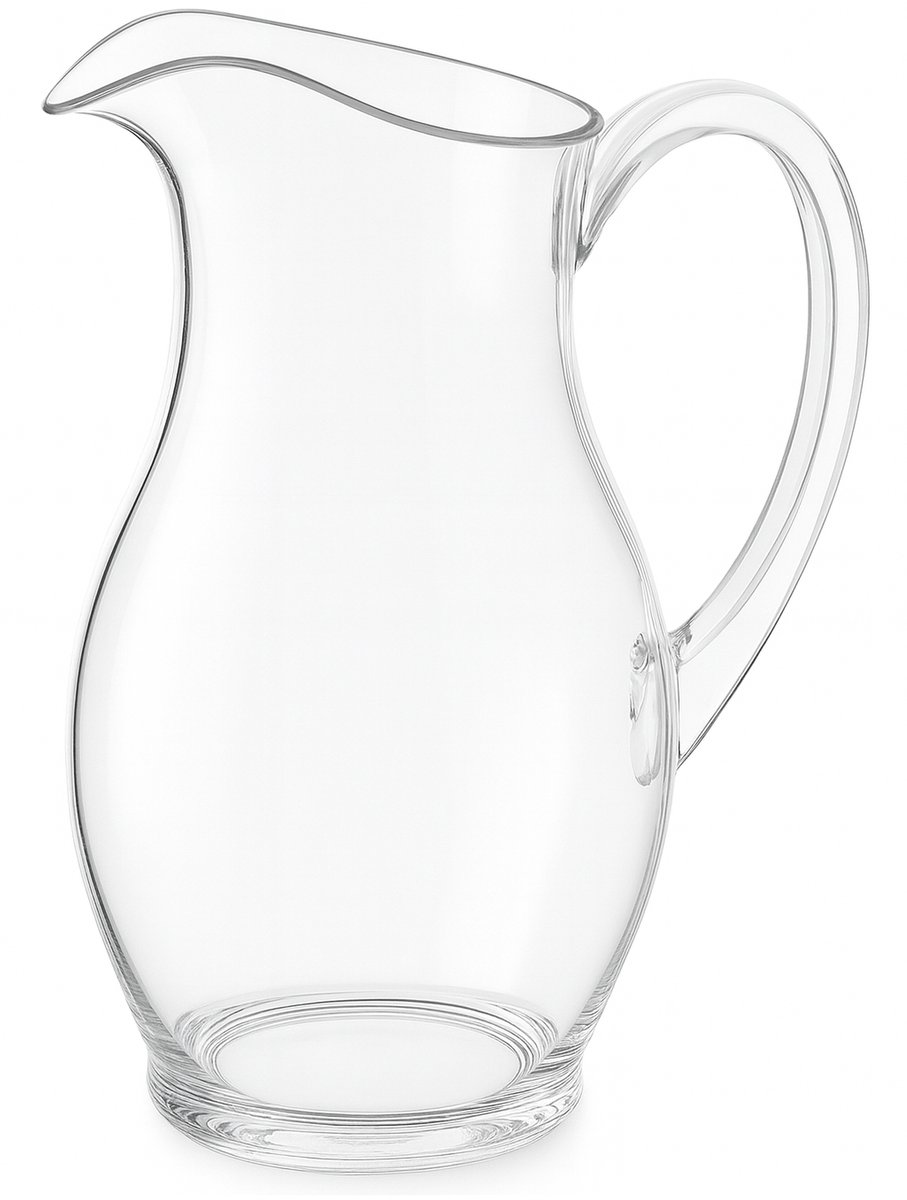 Karaf Schenkkan – Acryl – 2 Liter – Lichtgewicht – 13 x 28 cm – Transparant