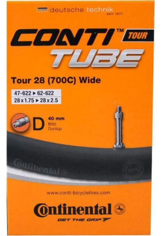 Binnenband Continental 28 Tour Wide 47-622 - >62-622 - DV40mm ventiel